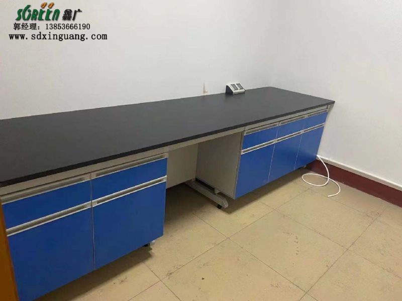 濰坊固堤工業(yè)園實驗室家具安裝現場